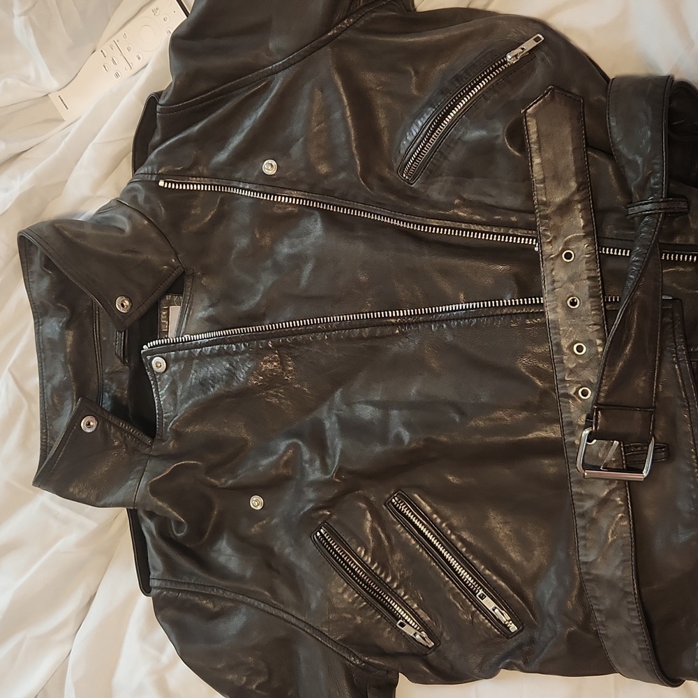 Asos Motorcycle Jacket (Faux Leather)